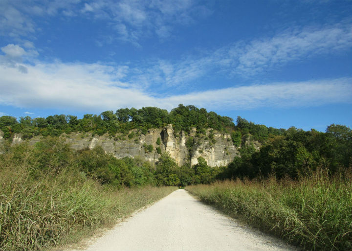 limestone bluffs